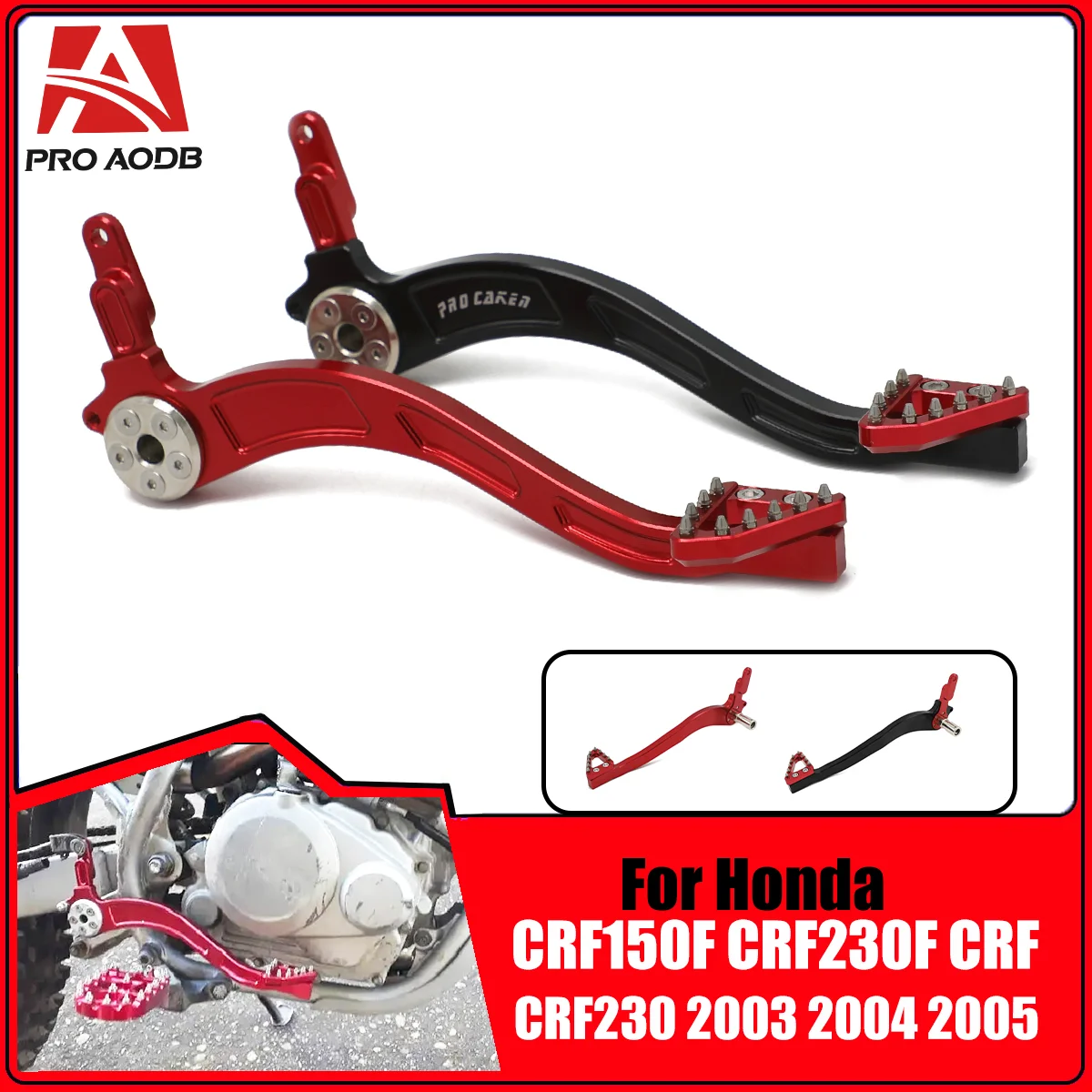 Motorcycle Accessories CRF 230 F 230F 2016 2015 2014 2013 2012  For Honda CRF230F 2003-2017 Gear Shift Rear Brake Pedal Lever