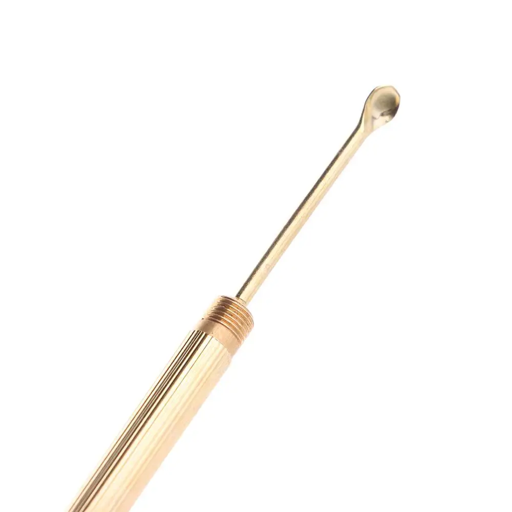 

Portable Golden Folding Type Ear Cleaning Tool Health Care Curette Ear Dig Tools Ear Spoon Ear Wax Removal Tools