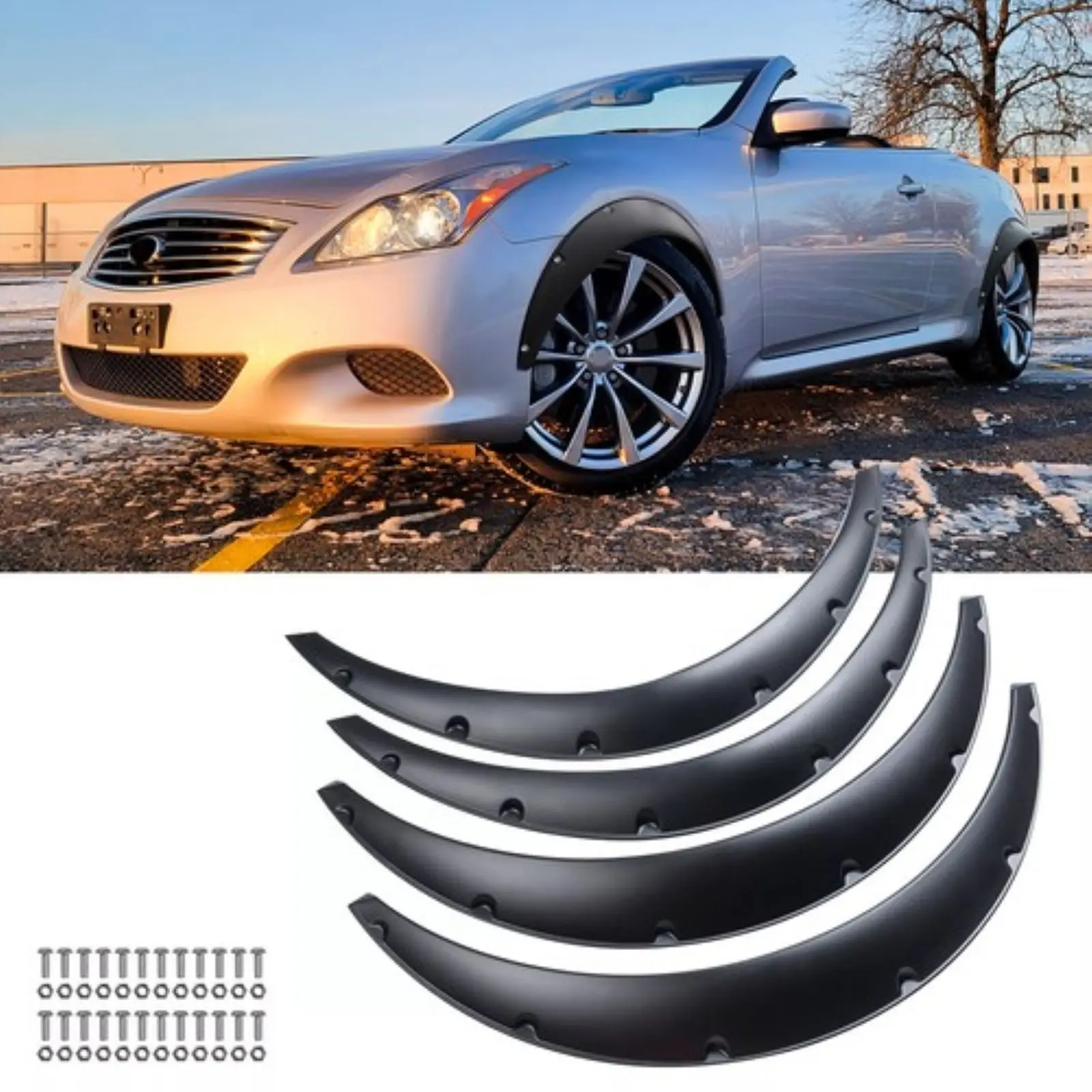 

4x32 "35" расширенные крылья, колесные арки, широкие брызговики для Infiniti G35 G37 Coupe Sedan