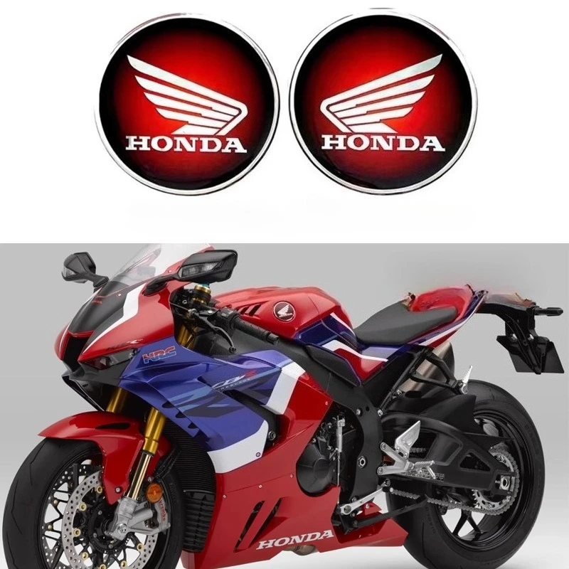 Honda 3D Motorcycle Modify Sticker Stereoscopic Fuel Tank Label Universal Drip Adhesive Version Motorcycle Honda Sticker