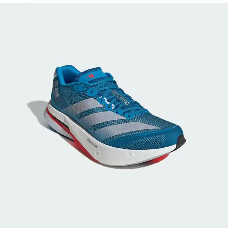 Mens Speed Adidas Running Shoes JR4868 Solar Blue Metallic Silver Bright Red
