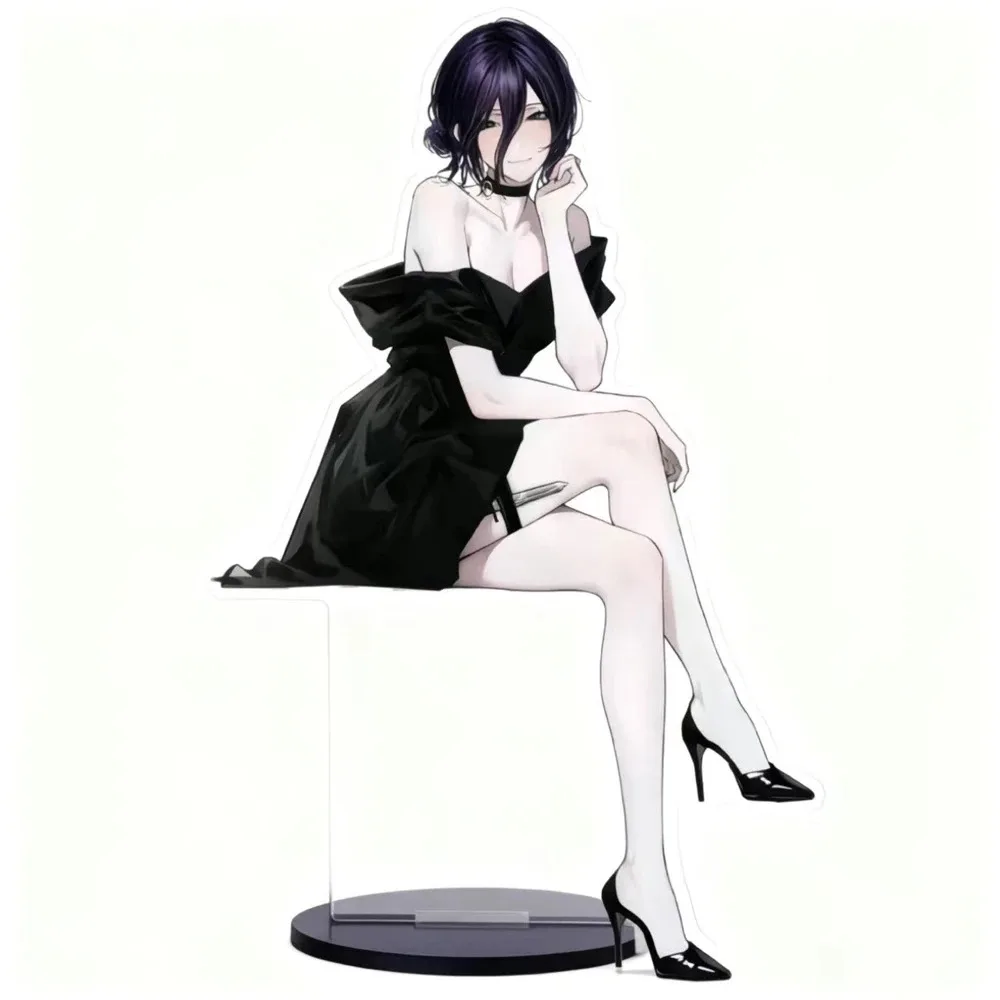 Anime Kettensäge Mann Der Film Reze Cosplay Stand Desktop Dekoration Nette Figur Acryl Stehende Platte Mode Party Requisiten