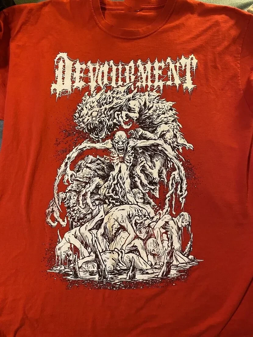 Devourment Band Music Red T-Shirt Cotton Unisex S-234XL US510