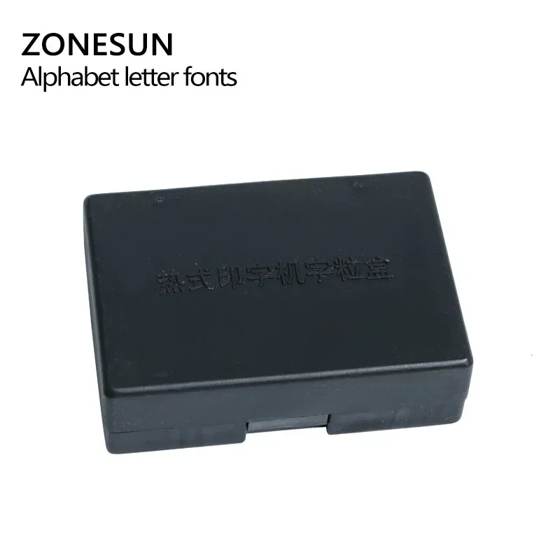 ZONESUN 코드 리본 날짜 인쇄기 문자 숫자 핫 레터 A-Z 0-9
