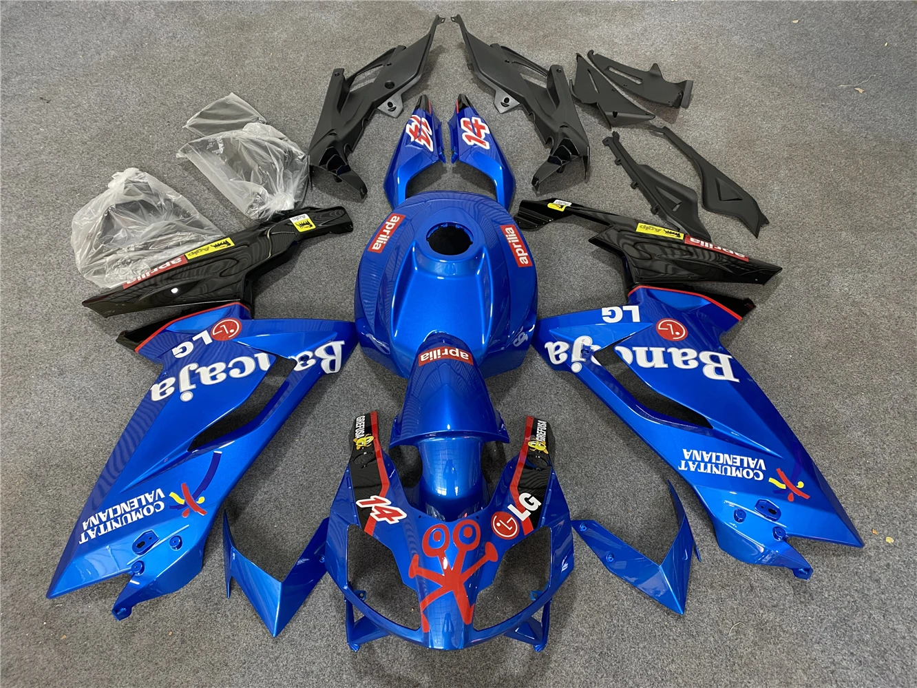 Repsol orange Injection mold Fairing kit for Aprilia RS125 06 07 08 09 10 11 RS125 2006 2010 2011 Fairings set Blue