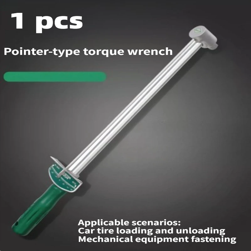 Pointer Torque Wrench Adjustable Dial Indicating torque Wrench for Adjustable Spanner Socket Driver Preset Chrome Vanadium Steel