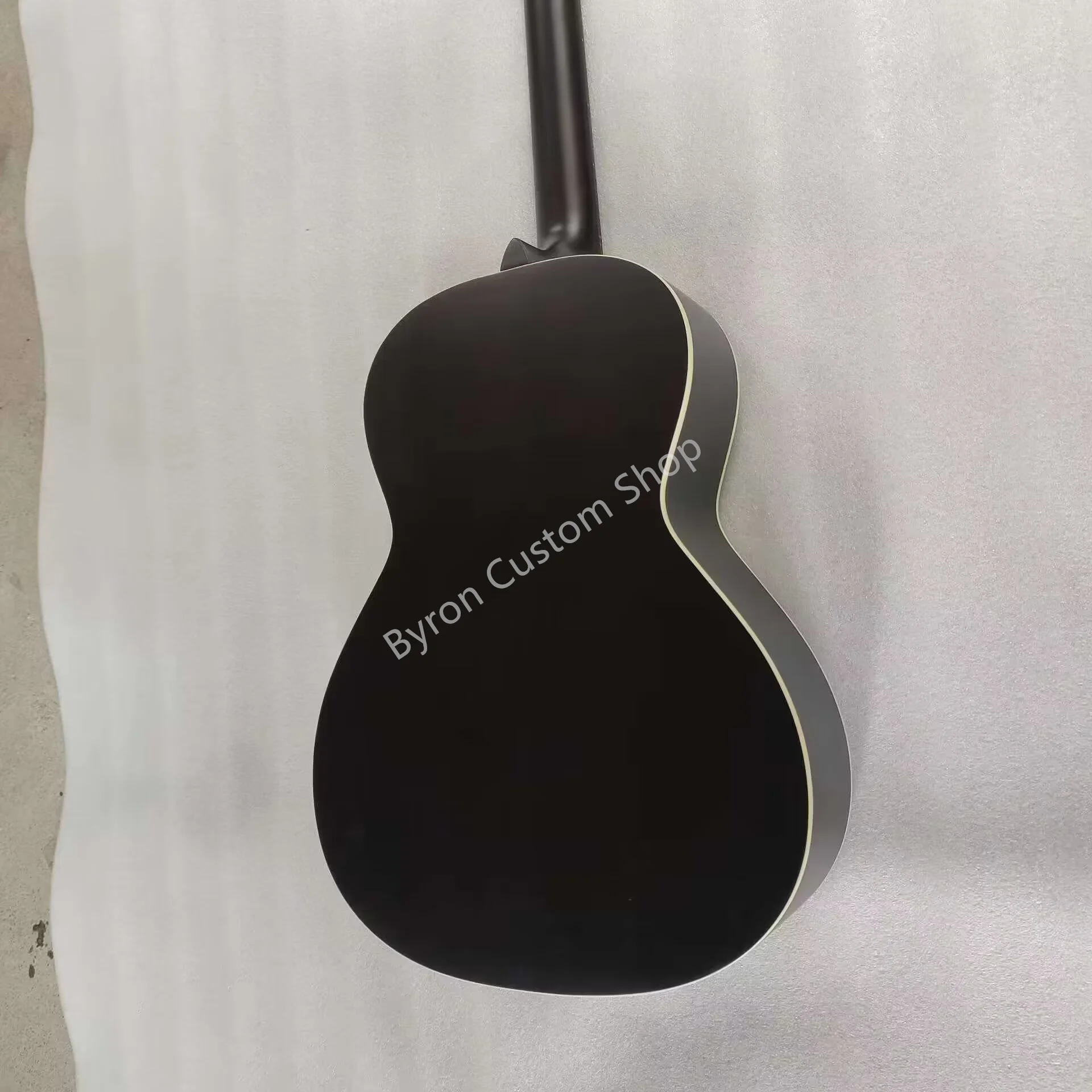 custom handmade LG guitar OO solid top best quality professional parlor size satin guitar