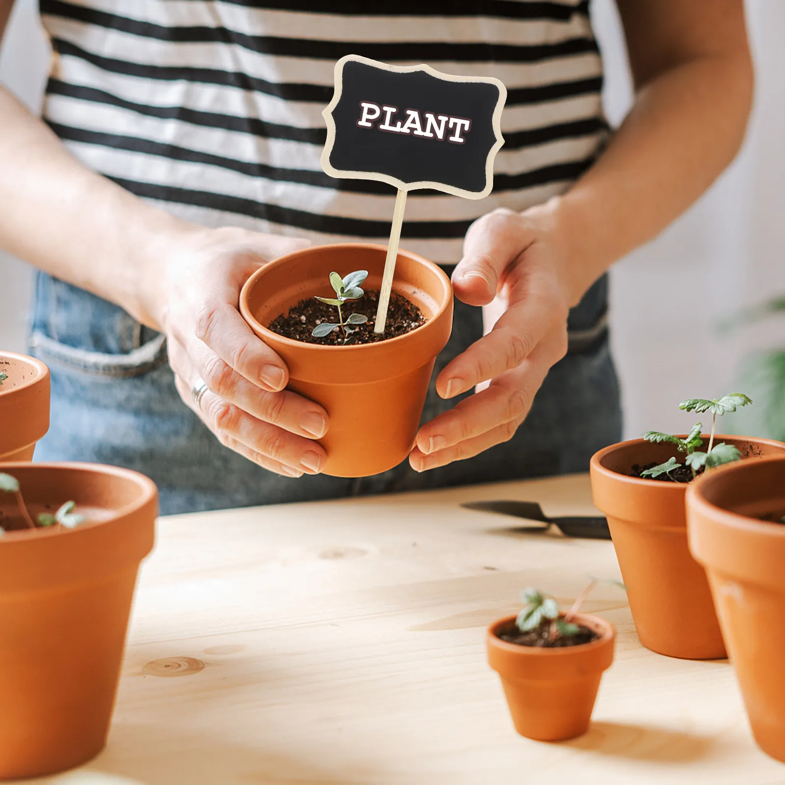 

Мини-доски-ценники (10 шт.) для сообщений, меню, маркировки товаров, номеров и демонстрации информации для дома, кухни, ресторана