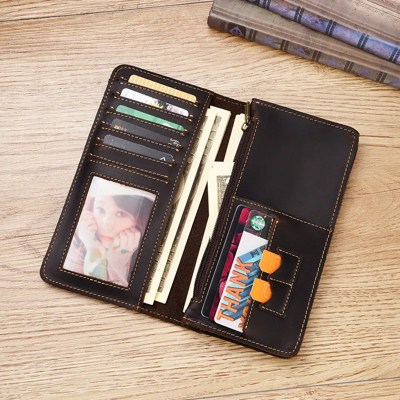 retro-style-full-leather-long-wallet-multi-card-slot-business-handbag-black-top-layer-cowhide-coin-purse-unisex-youth-wallet