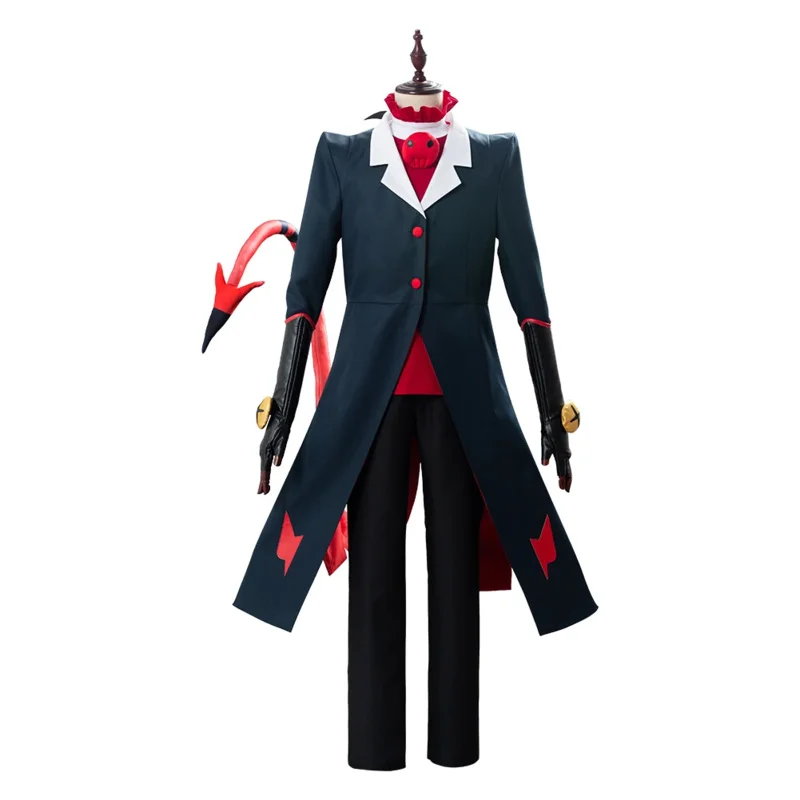 Hazbin Cosplay Hotel Blitzy Helluva Boss Cosplay Costume Man Uniform Halloween Carnaval Clothing