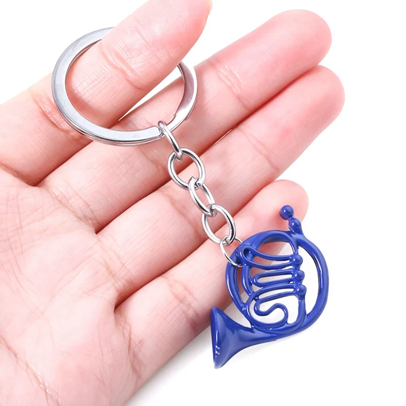 How I Met Your Mother Blue French Horn Keychain Charm Inspird Keyring