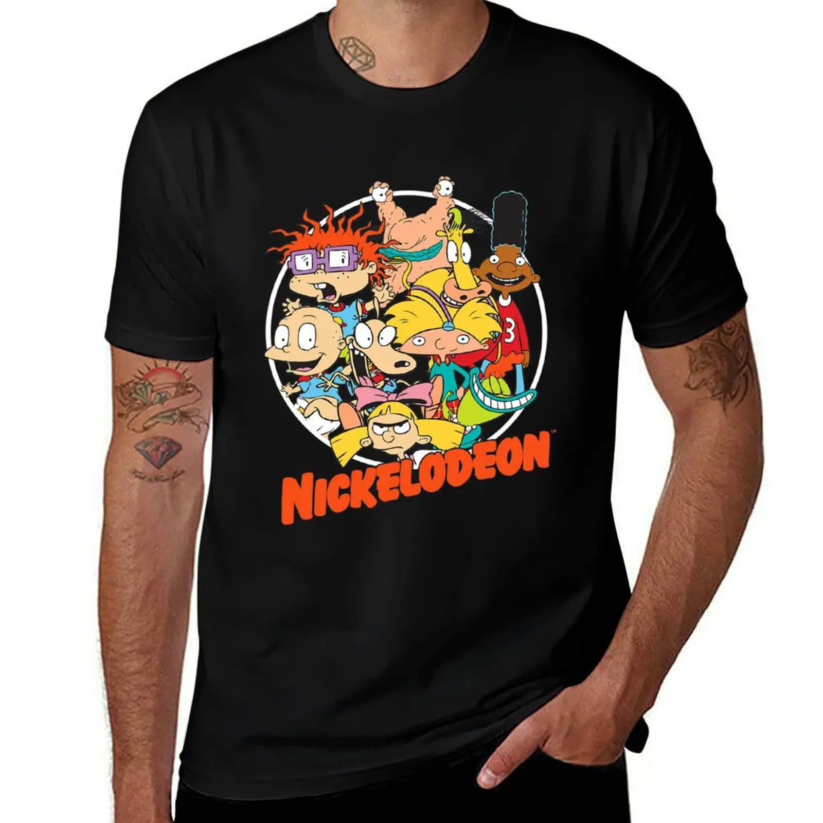 

Nick Classic Logo And 90s Characters T-Shirt new gifts and t-shirts new edition tshirts personalised mens graphic t-shirts