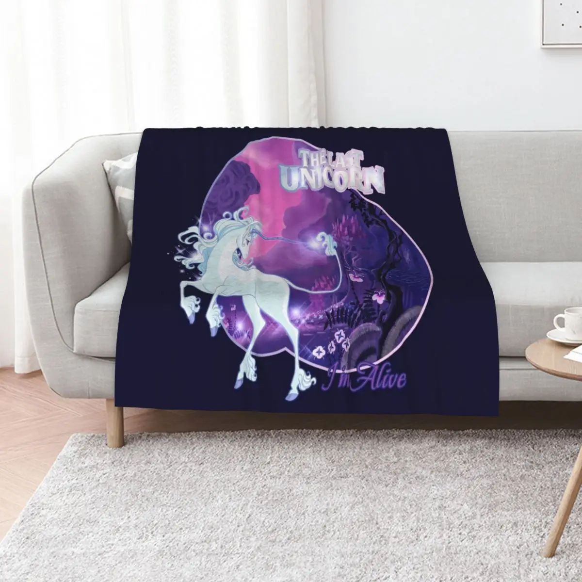 I'm Alive - Lilac Throw Blanket Personalized Gift Blankets For Baby Luxury St Decorative Sofa Soft Plush Plaid Quilt Blankets