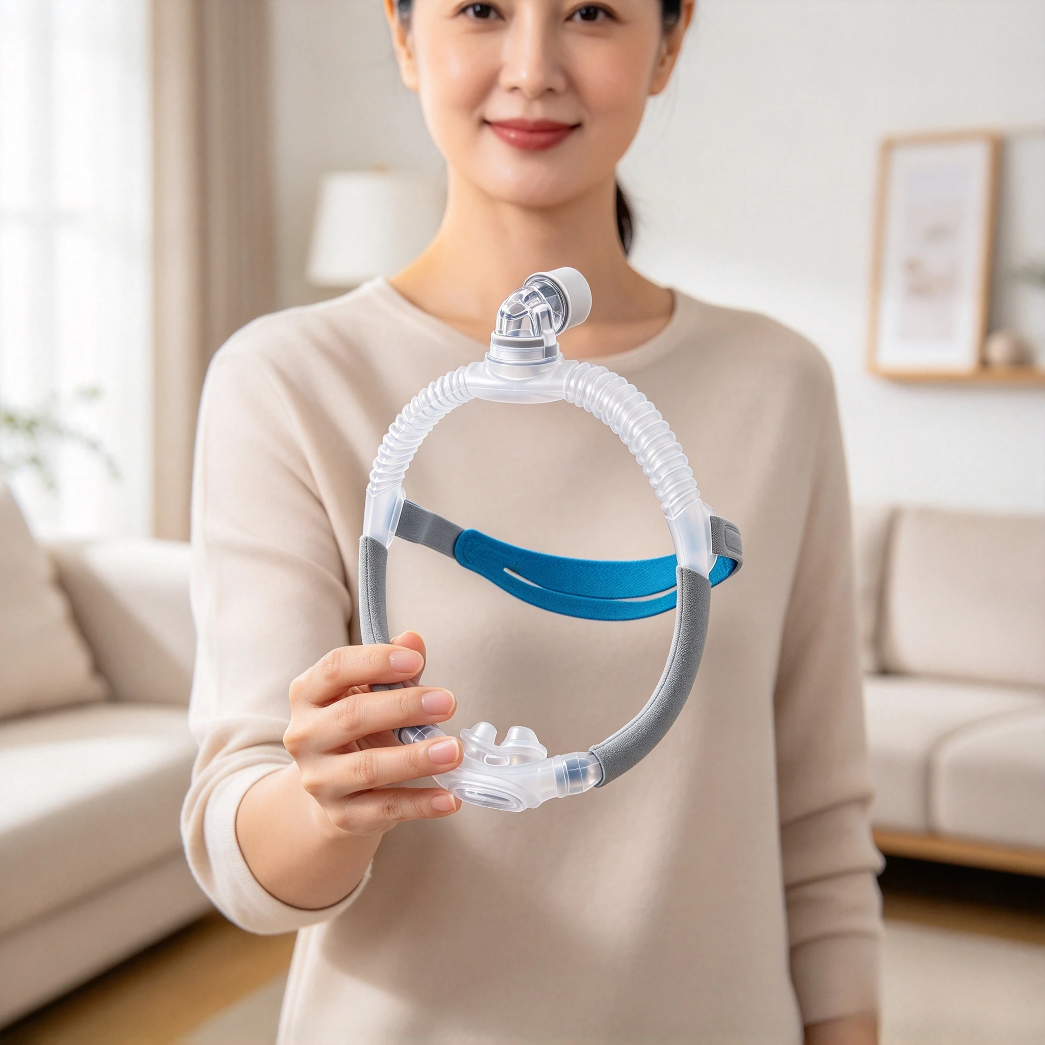 CPAP Replace Nasal Pillows Mask and Headgear Strap Frame Compatible with AirFit P30i N30i Nose Pillow Cushion Masks S M L Size