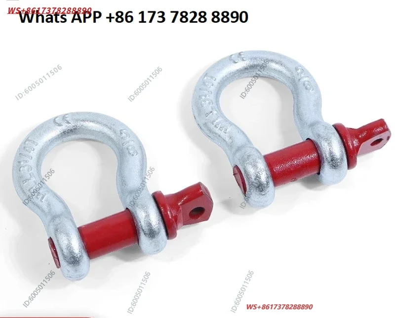 Bow American shackle D-shaped shackle National standard lifting shackle hook
