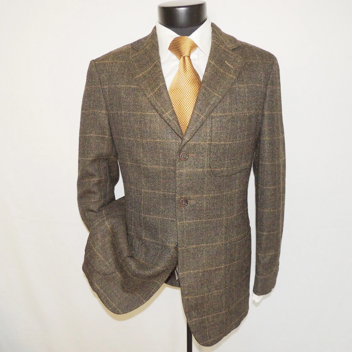 Blazer da uomo in Tweed scozzese autunno inverno smoking Slim Fit cappotto con risvolto con tacca abbigliamento da sposo per matrimonio su misura solo una giacca