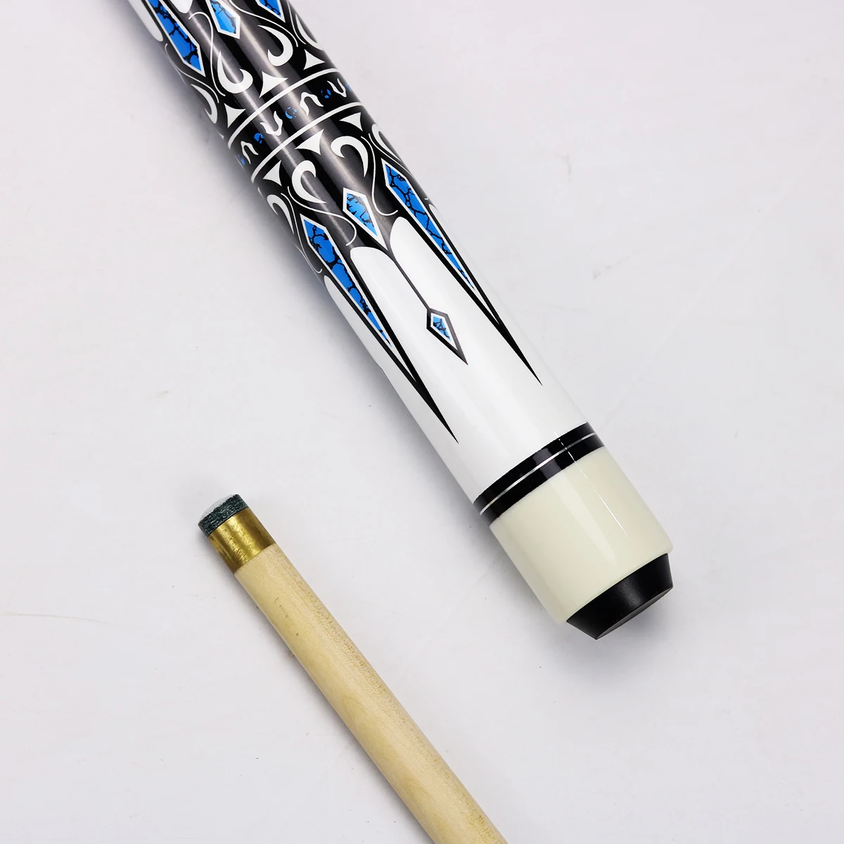Multi Styles Promotion 1/2 Maple Shaft Pool/Snookser Cue Smooth Grip Single-Layer Tip Entry-Level Cue for Billiard Beginner