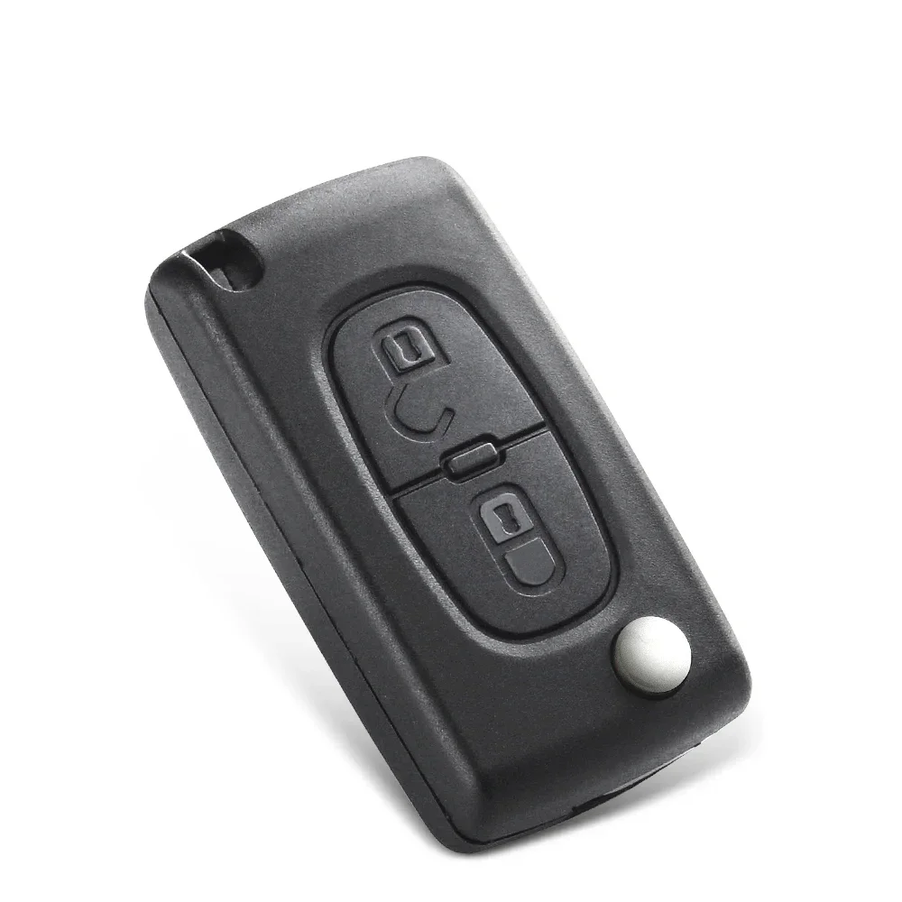 KEYYOU 2Pcs For Peugeot 207 307 308 407 607 807 For Citroen C2 C3 C4 C5 C6 2/3 Buttons Remote Key Case Va2/Hu83 CE0523 CE0536
