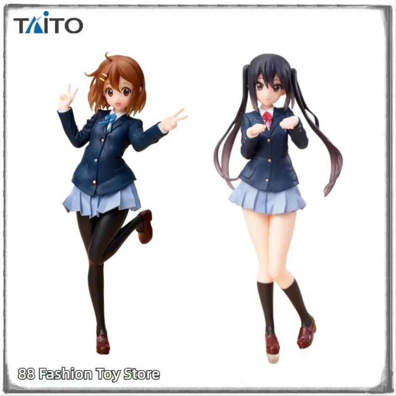 

In Stock Original TAiTO Coreful K-ON! Yui Hirasawa Nakano Azusa 18CM Anime Figure Gifts Toys Decoration Collection