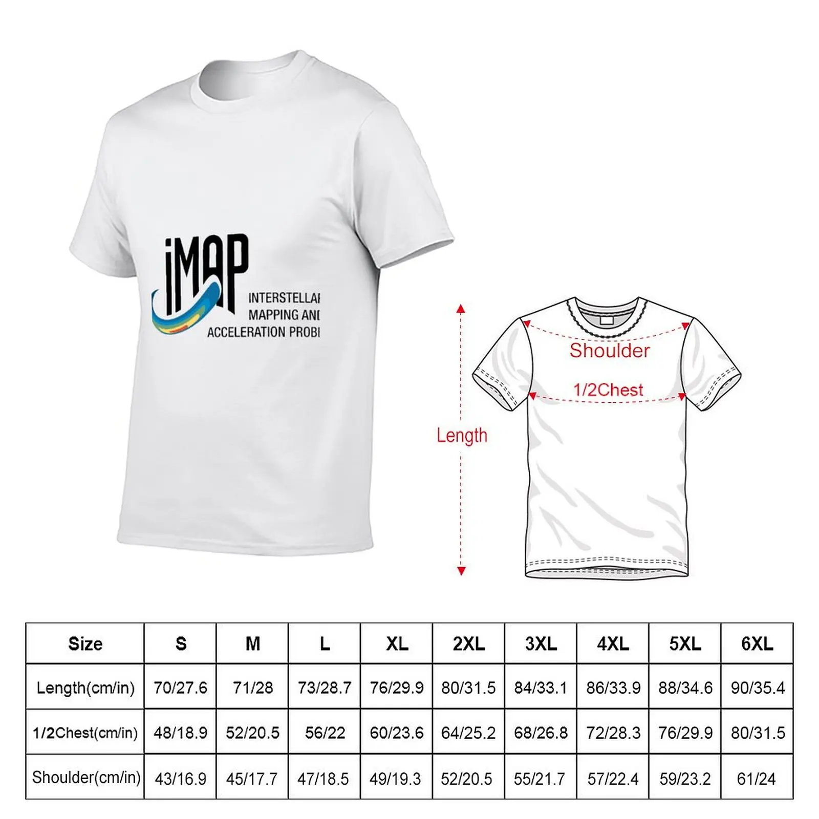 iMAP Logo T-Shirt men t shirt cotton 100% t shirts with prints T-Shirt