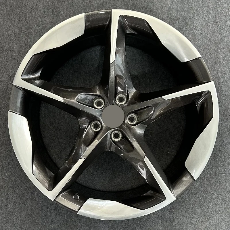 

Кованые диски на заказ, черные, 5-спицевые, 18-24 дюйма, с матовой отделкой