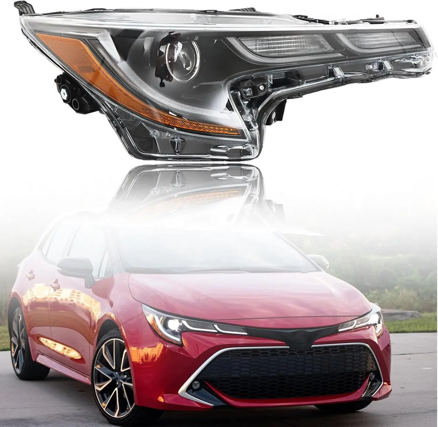 

STLFAuto Lighting Black Housing Automotive Headlights 8115002S50 LED Headlight for Toyotas Corolla 2020 2021 2022