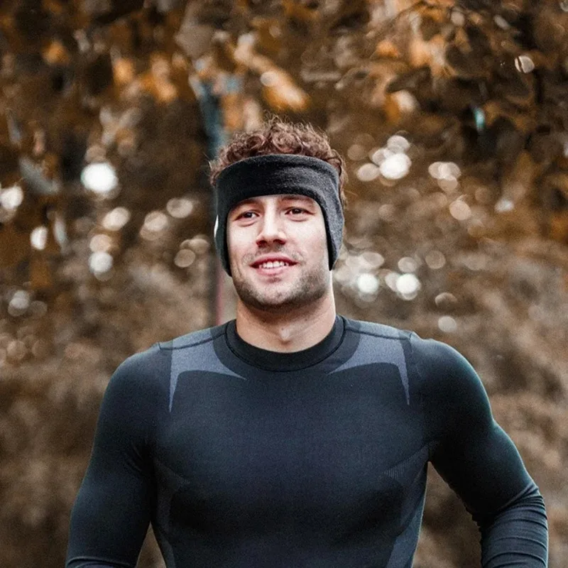 Paraorecchie caldi unisex donna uomo scaldaorecchie in pile moda invernale fascia per la testa sci paraorecchie fascia per capelli fascia per capelli scaldaorecchie