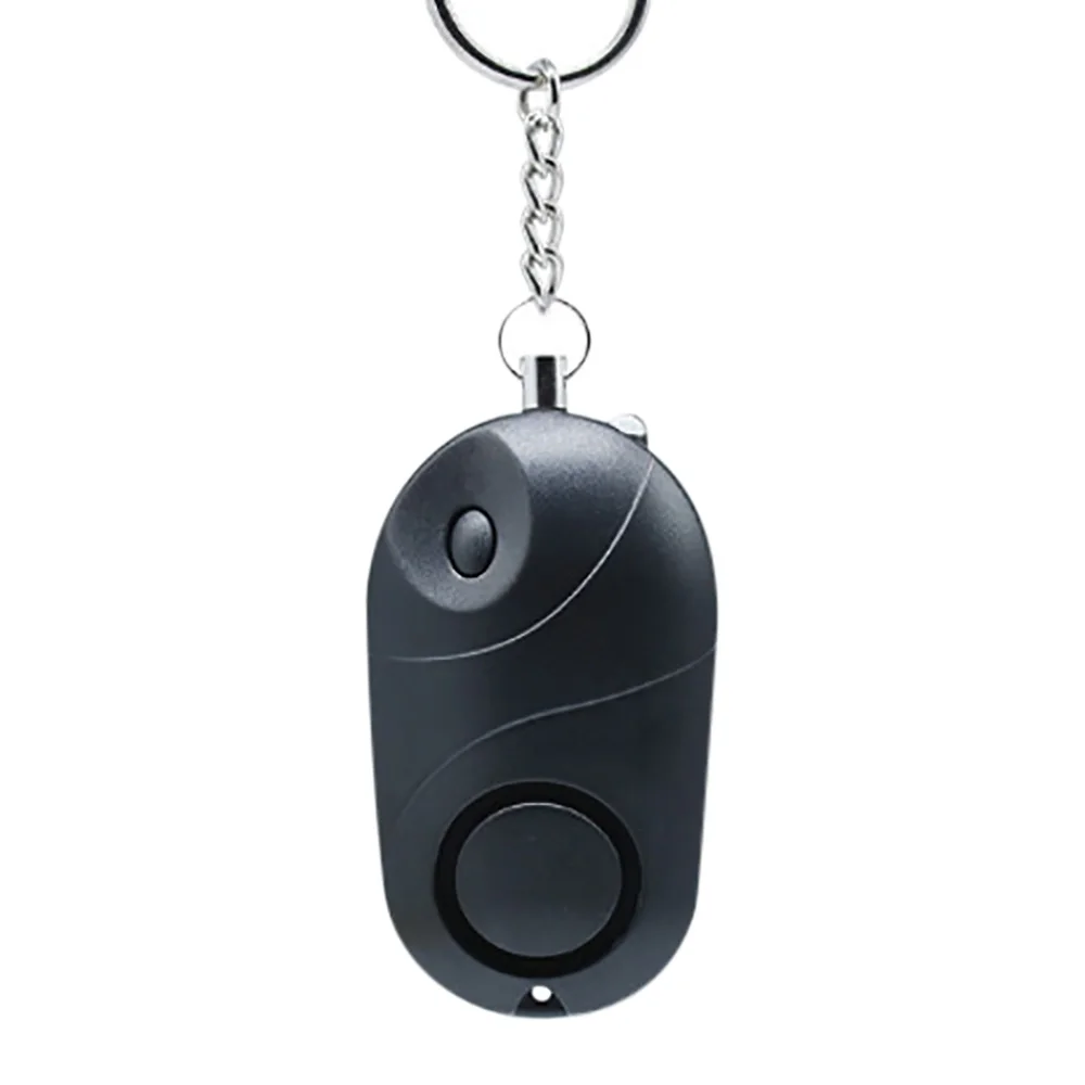 Personal Protection Siren Anti-attack Portable Keychain with LED Flashlight Women's Self-defense Alarm