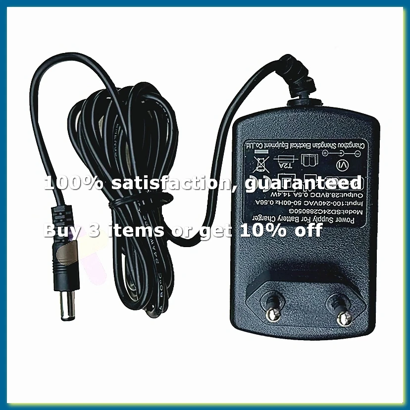 28.8V DC 500mA European Standard Charger for Kids Ride on Toys Car Children Accessories EU Plug