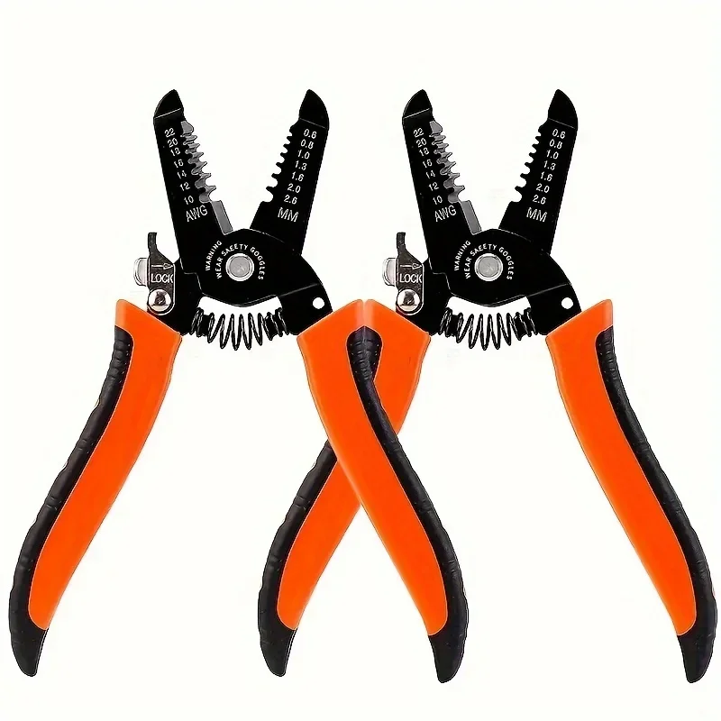 Multi-Functional Electrician Wire Stripper & Crimper Tool - Perfect For Peeling & Network Cabling