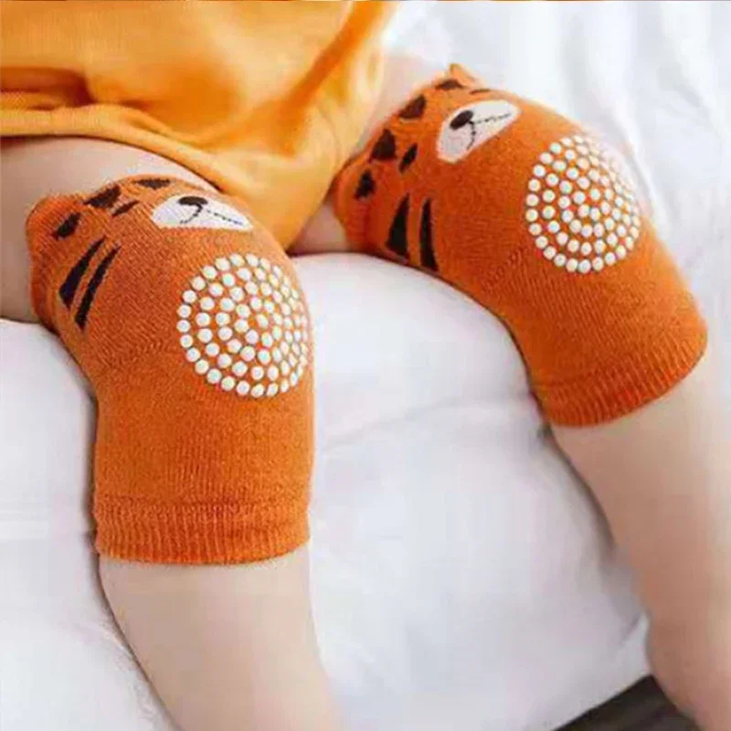 1 Pair Cotton Baby Knee Pad Girls Boys Anti-slip Knee Pads Newborn Protector Crawling Elbow Cushion Kid Leging Kneecaps