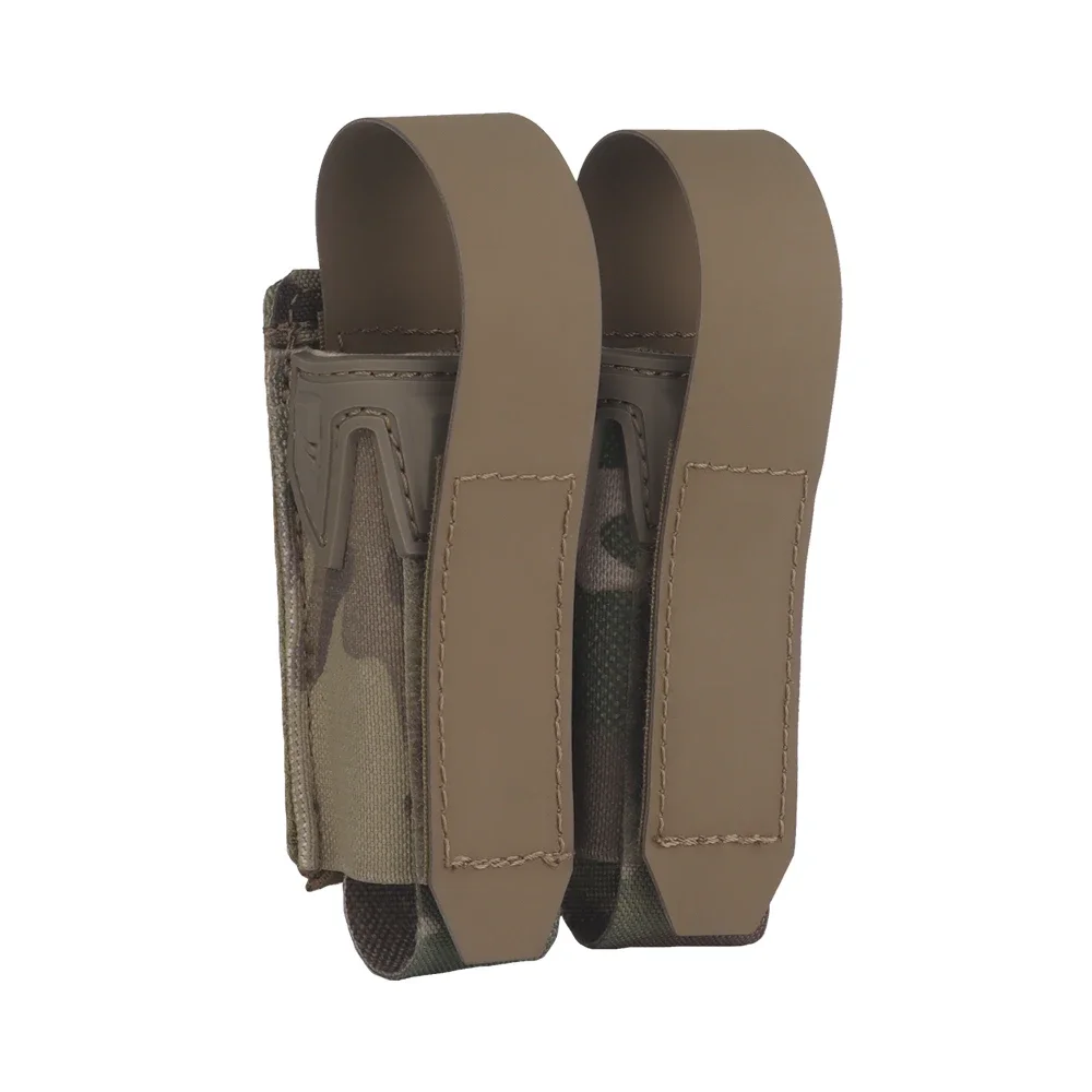 NONE K Type 9MM Tactical Double Magazine Pouch Black 6