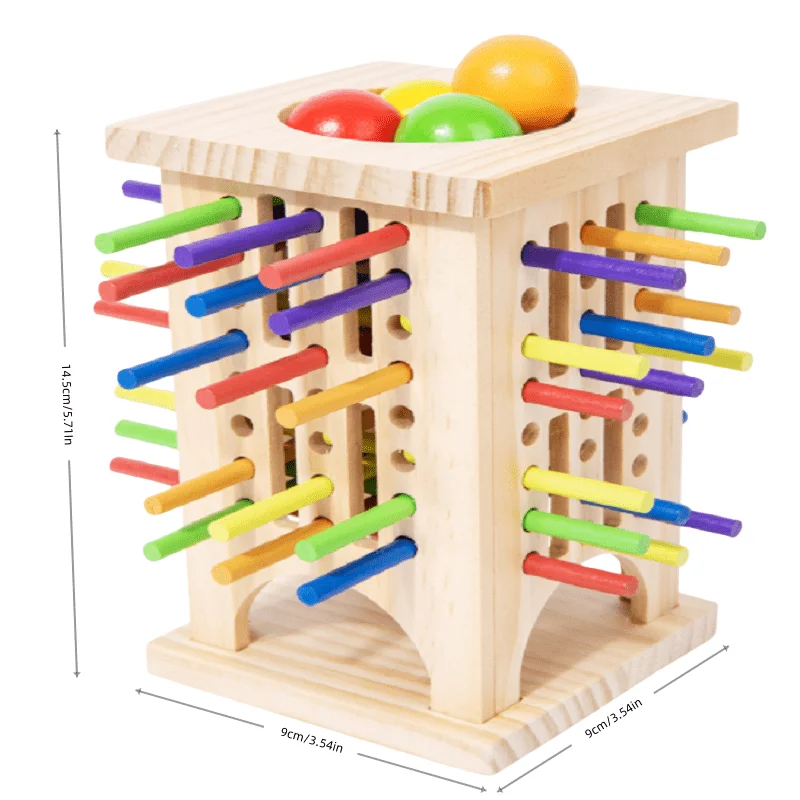 Gioco da tirare con bastoncini di legno per bambini, per l'apprendimento dei colori, per l'addestramento della concentrazione, giocattoli e regali interattivi da tavolo per famiglie