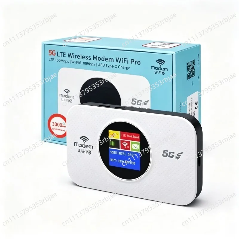 Portable Wifi SIM Mini Wifi De Poche Wi-fi Pocket Portable 4G Wifi Hotspot 3000mAh WPS USB WiFi6 LCD for outdoor use
