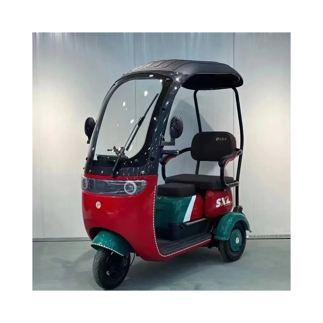 New Product Three Wheel Electric Leisure Scooter Tricycle 650W Adult  Tricycles With Roof