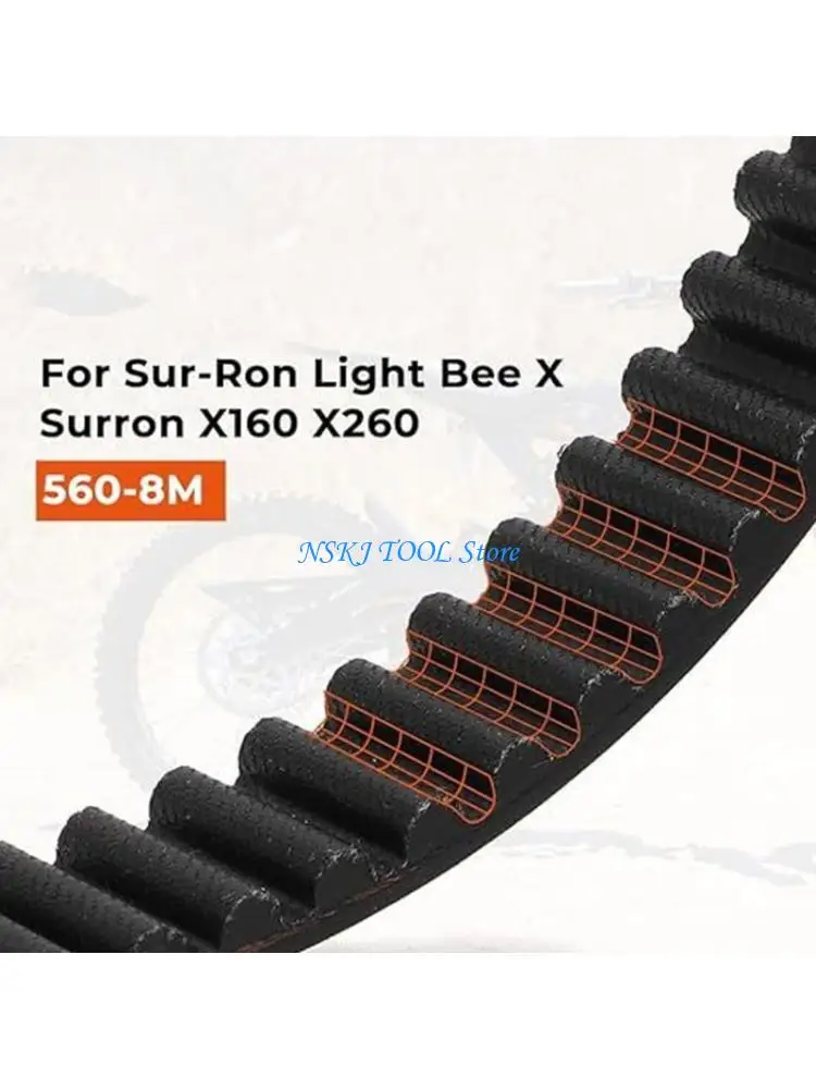 

L8RC 560-8M Drive Belt For Electric Bike And Motorcycles Upgraded Transmission Part