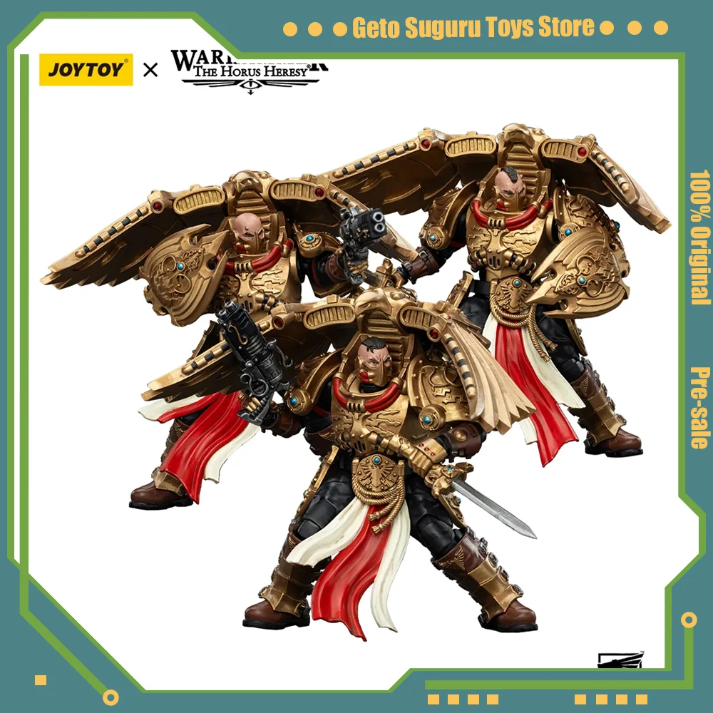 JOYTOY 1/18 Warhammer 30K The Horus Heresy Action Figure Legio Custodes Custodian Venatari Squad Figurine Venatari Lance Model