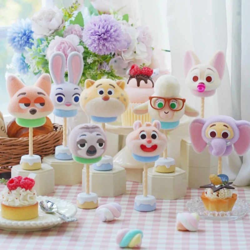 

Новая плюшевая серия Disney Zootopia Cotton Candy, модная слепая коробка, милая модель, украшение, коллекция игрушек ручной работы, подарок-сюрприз