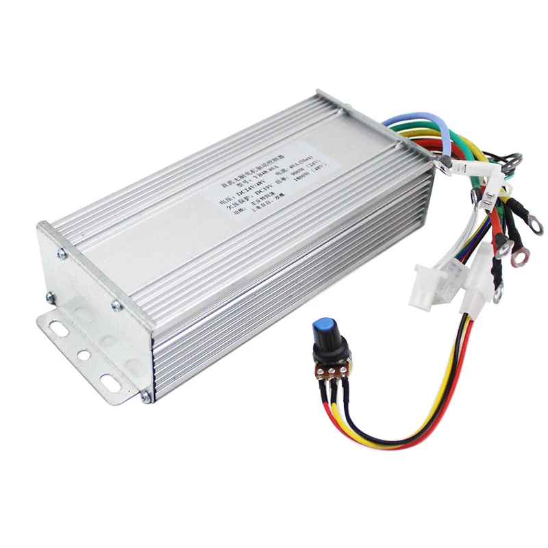 Brushless DC Motor Controller 480W(12V) 900W(24V) 1800W(48V) Sensor/Sensorless Three-Phase Motor with Hall Effect forE-commerce