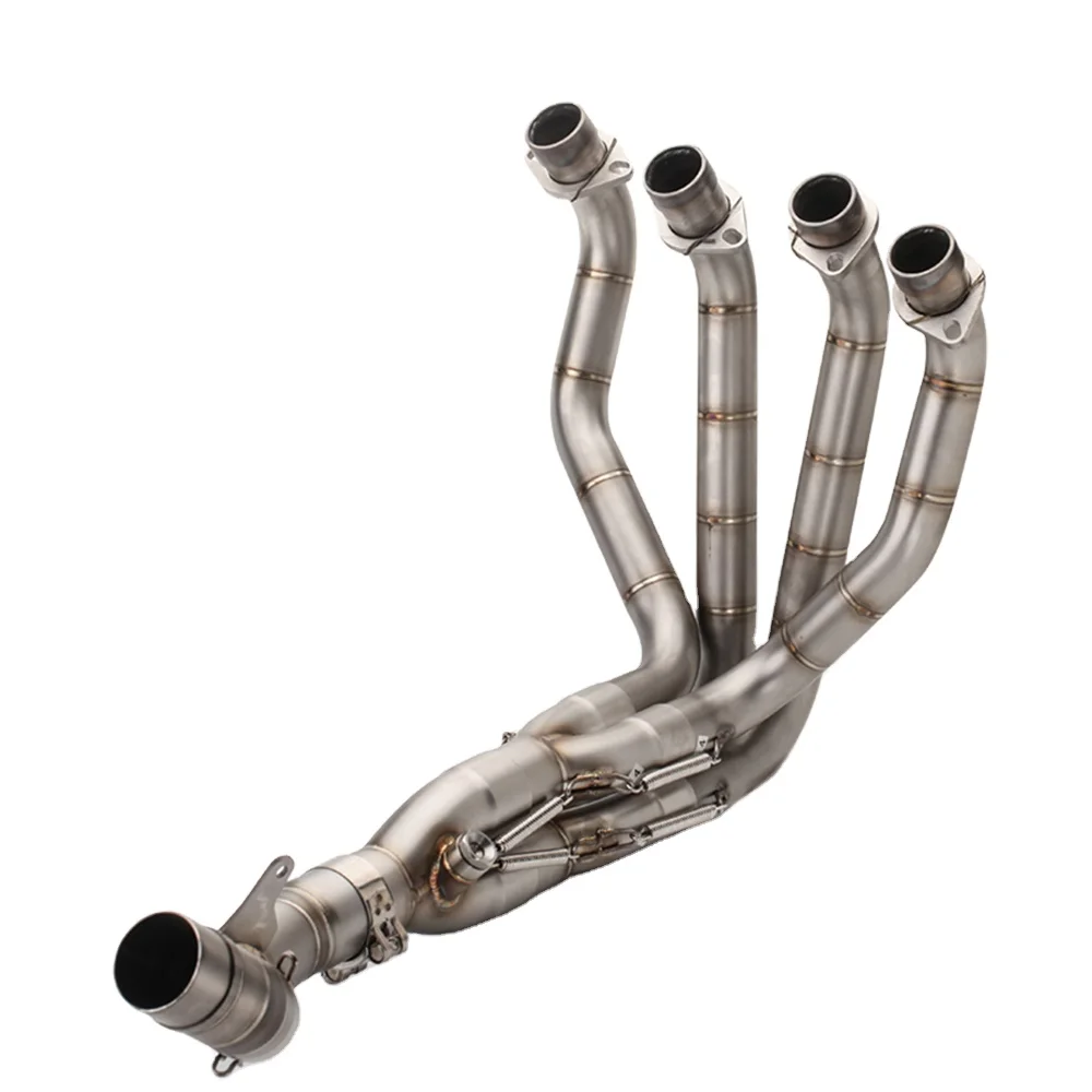 Original Full Motorcycle Exhaust System for Kawasaki Z1000  51MM Front Tube with Link Pipe Connect
