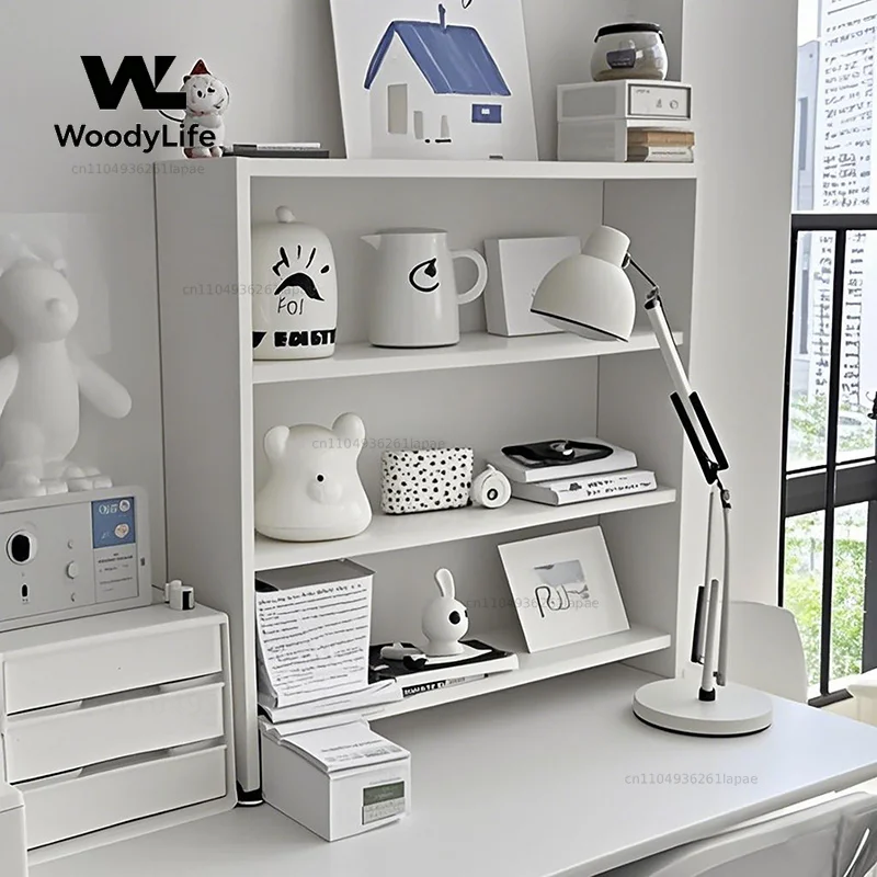 Bedroom Desk Cup Storage Rack Grain Decorative Item Student Dormitory Table Bookshelf Adjustable