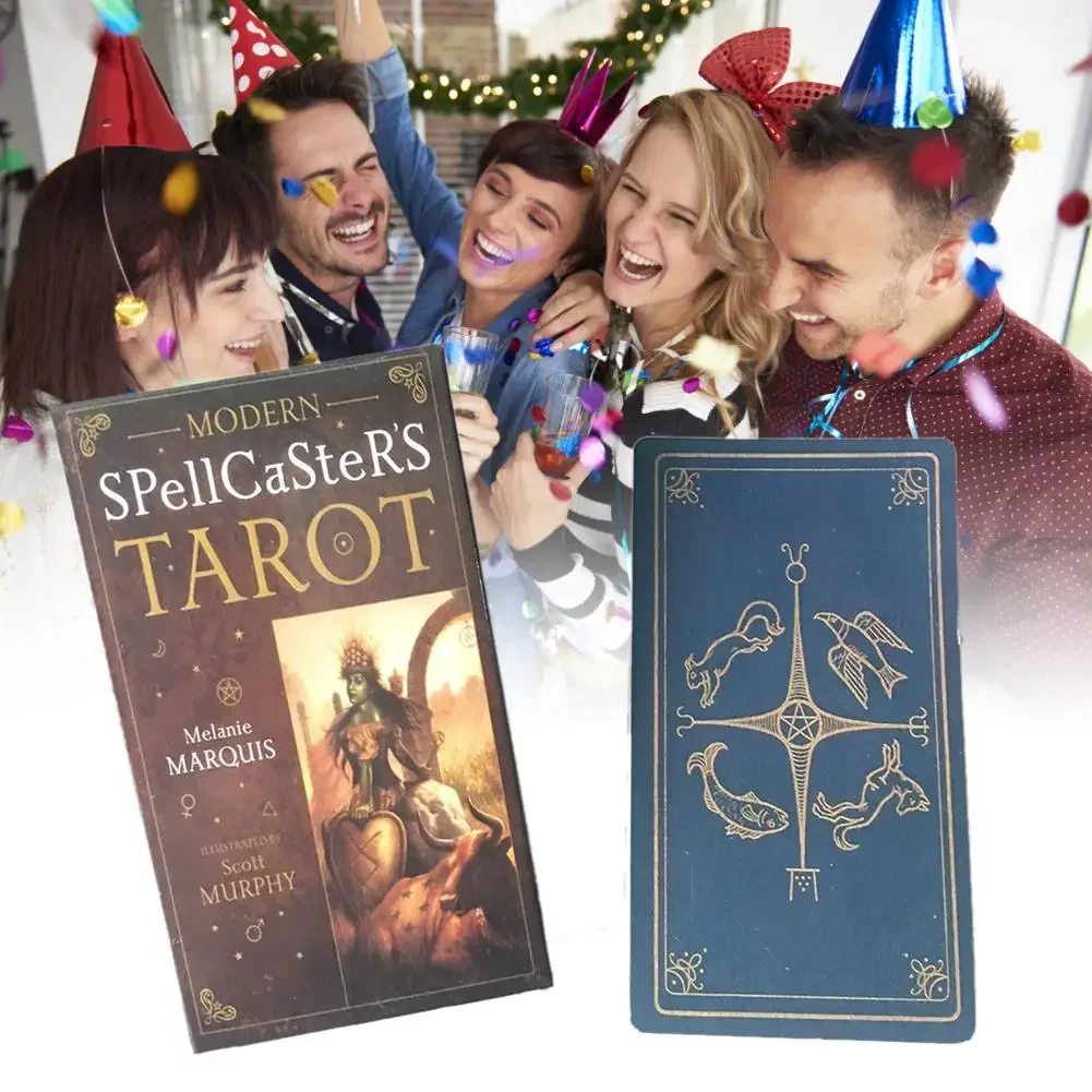 

Современная колода Таро для колдунов, 78 карт для начинающих и профессионалов, 11,5*6,3 см – инструмент для гадания и ежедневного наставления на пути.