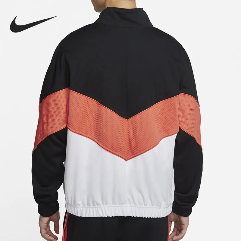 Nike Authentic New Season Men's Patched Zip Loose Casual Sports Jacket DJ5219-010