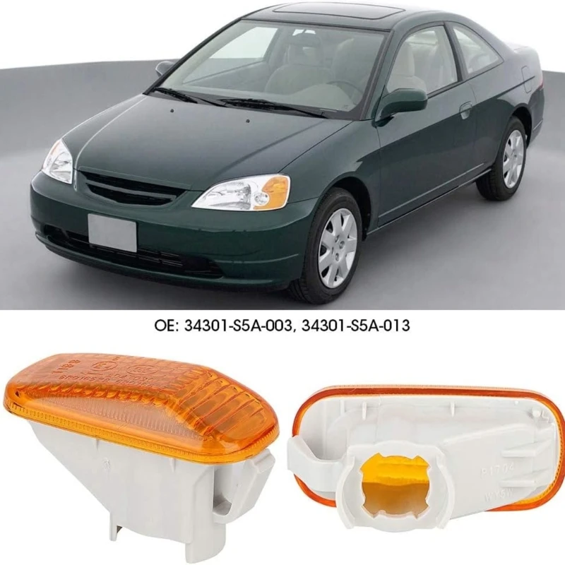 LED Turn Lamp Cover Plastic Housing 34301S5A013 34301S5A003 Turn Tail Light Grill Cover