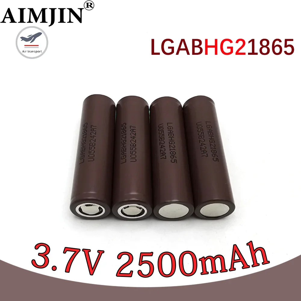 

Fast Shipping of Original 18650 HG2 2500mAh Battery 3.7V Discharge 20A 18650 LGHG2 Power Battery for Alarm Clock Screwdriver