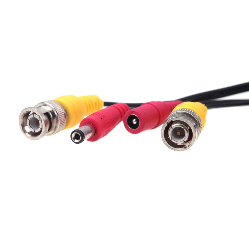 Devoccvo Nieuwe 40m BNC Video Power CableBNC + DC-stekkerconnector voor CCTV-beveiligingscamerakit