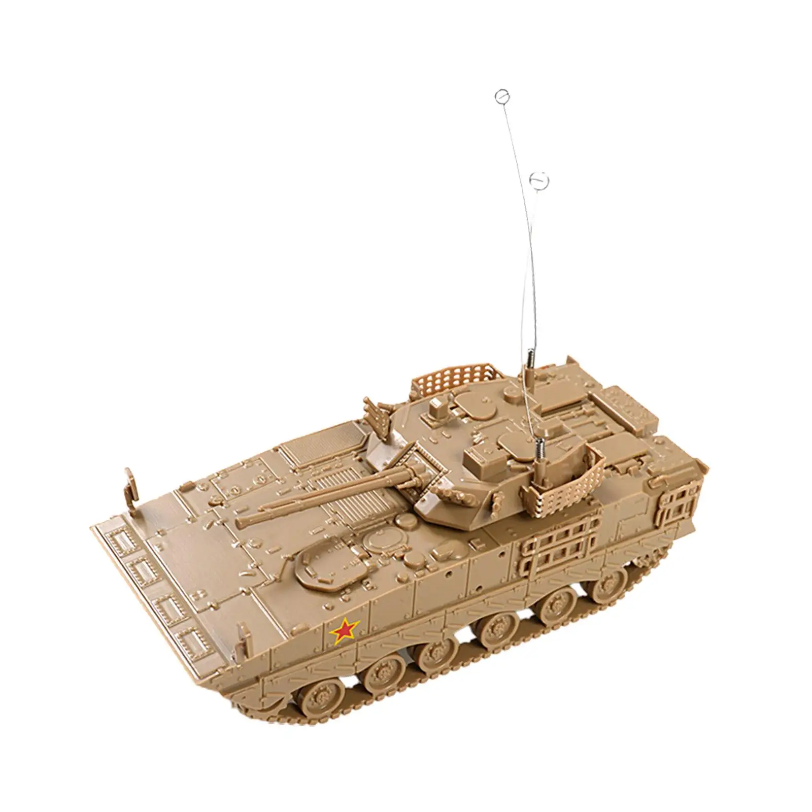 1:72 4D Tank Model edukacyjny zabawki Model budynku zestawy do rotacji fortowe puzzle miniaturowe do kolekcji prezent dla chłopców wyświetlacz dorosłych