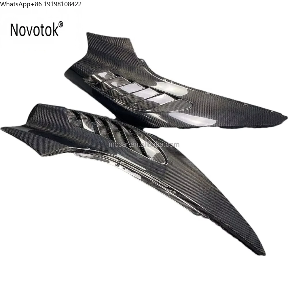 

High quality Carbon Fiber car fender for Mclaren 720s Spider Carbon Fiber air Vents V Style Car fender