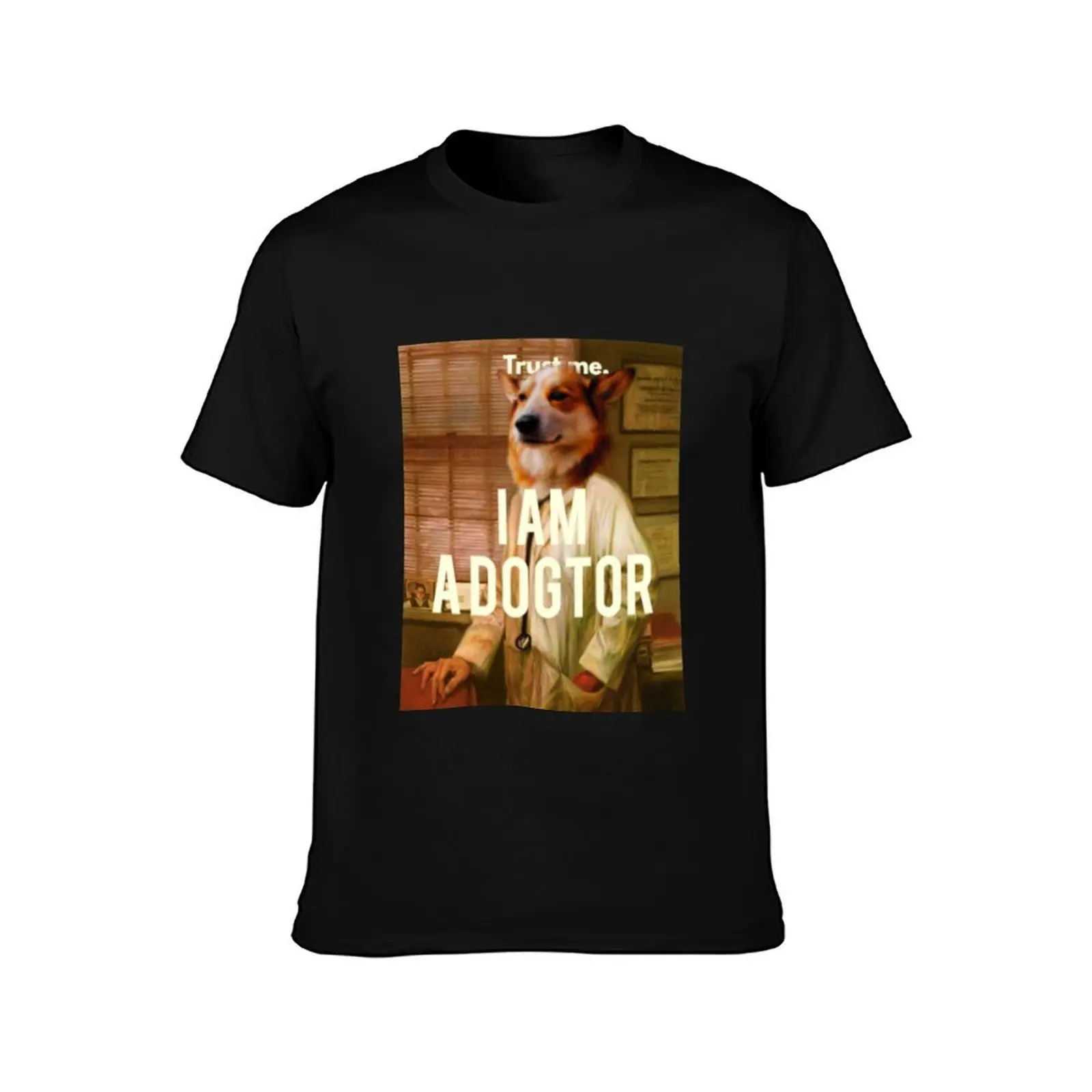 Trust Me I Am A Dogtor T-Shirt Novelty Graphic Tee Shirt
