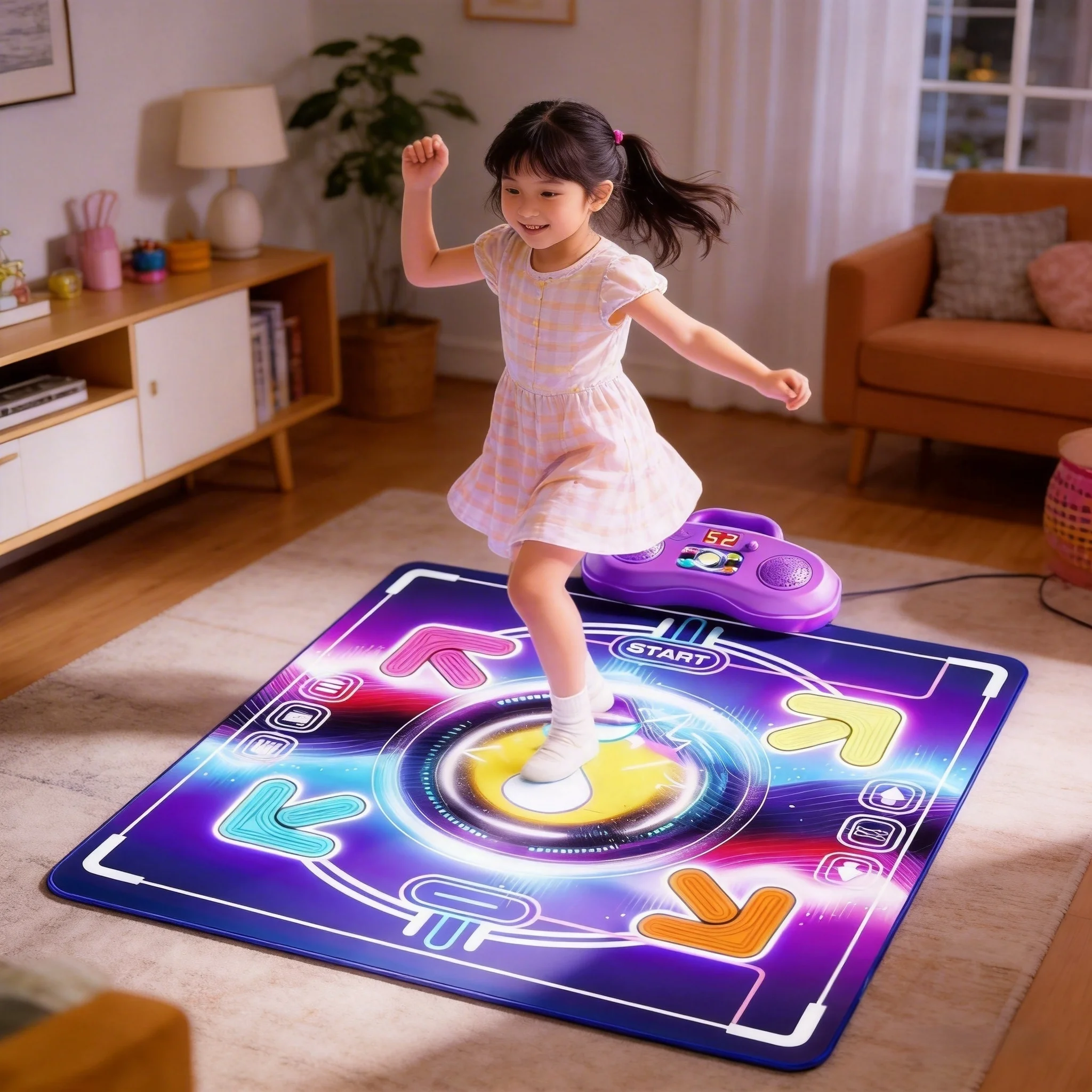 children's-dance-mat-fitn-sports-music-toy-eonal-new-year's-birthday-gift-single-person-bluetooth-interface-dance-ma